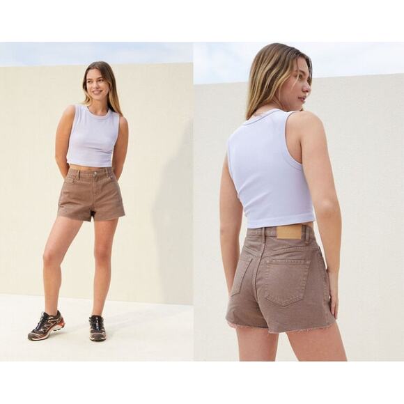 PacSun Pants - New NWT PacSun Vintage Cut Off‎ Shorts Brown Tan Taupe Size 29